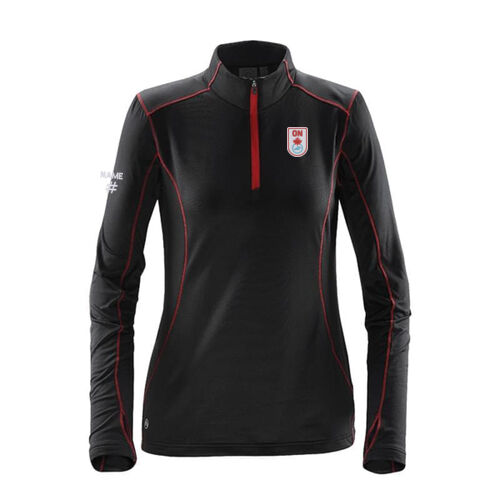 Pulse Women's Emblem Embroidered Fleece Quarter Zip Thumbnail